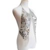 Sequin Body Chains Belly Chains Multi-layer Body Chains Tassel Chest Chains Body Jewelry Alloy Material for Women Girls