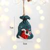 Christmas Resin Tree Decorations Santa Snowman Angel Pendant Ornament DIY Kids Toys Noel Navidad Kerst 2025