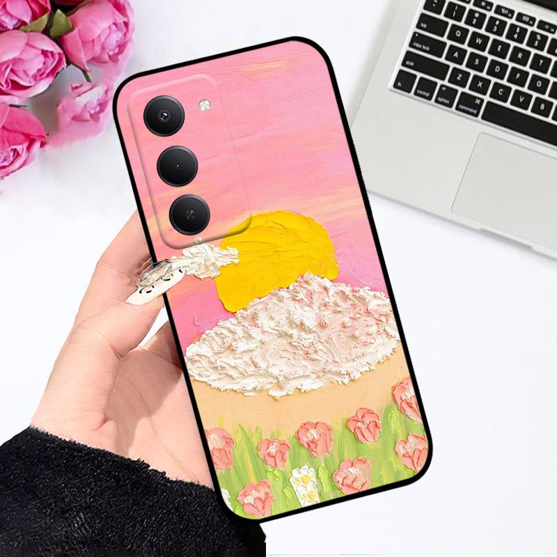 Pro Redmi 15 5G Pouzdro Nové Módní Malba Silikonové Měkké TPU Pouzdro na Telefon Zadní Kryt Pro Xiaomi Redmi15 5G 169.5mm Ochranné Fundas