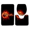 Bathroom Floor Mat Bathroom Mat Toilet Three-Piece Set