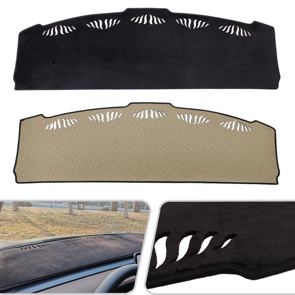 

Фланелевый нескользящий солнцезащитный коврик на приборную панель для консоли Model 3/Y