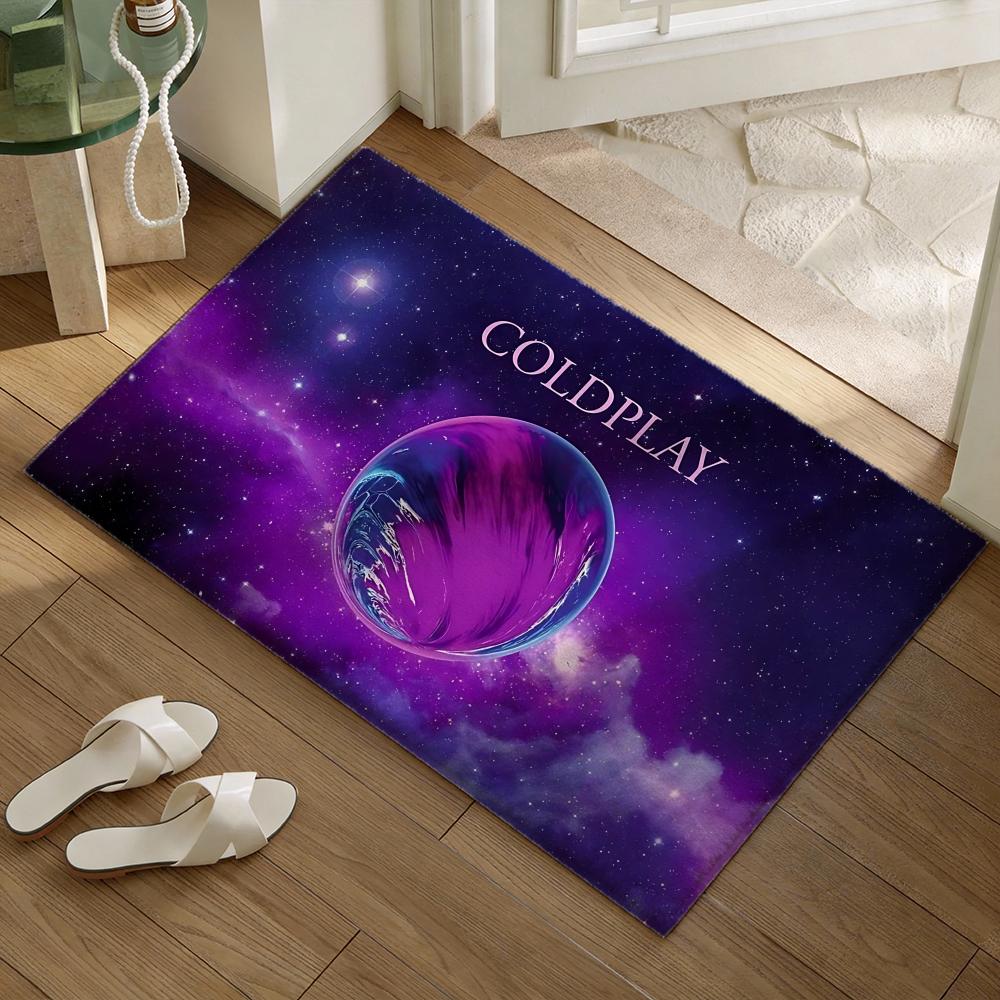 Popular Pop Rock Band C-Coldplays Floor Mat Soft Flannel Non-Slip Door Mat - Thickened Rug for Living Room Home Decor 40x60cm