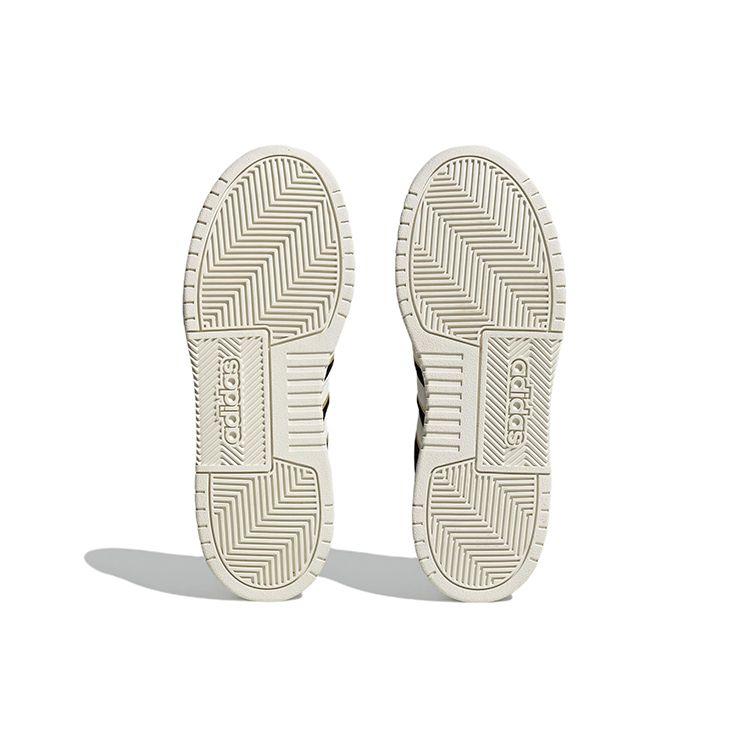 Adidas Neo 100Db Comfortable Trendy Slip Resistant Durable Lightweight Low Top Skate Shoes Unisex Skate Shoes Black White Gold IG2789