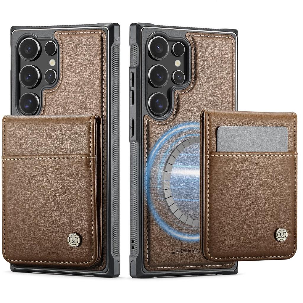 Magnetic 2 in 1 Detachable for Samsung Galaxy S26 S25 S24 S23 Ultra S22 Plus Wallet Card Holder Magnetic Flip Kickstand Case