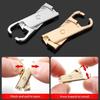 6Pcs Universal Zipper Pull Detachable Metal Zipper Tab Slider Pullers Replacement Practical Zipper Head Puller Backpack