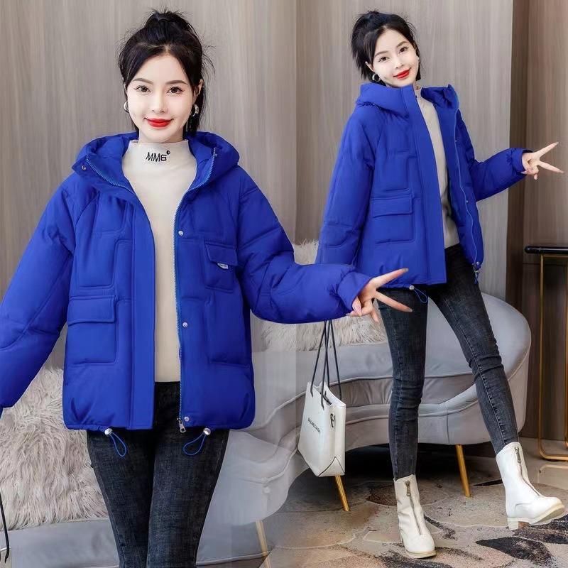 New Kleinland cotton clothes women's hooded cotton-padded clothes winter large size bread clothes short jacket tide