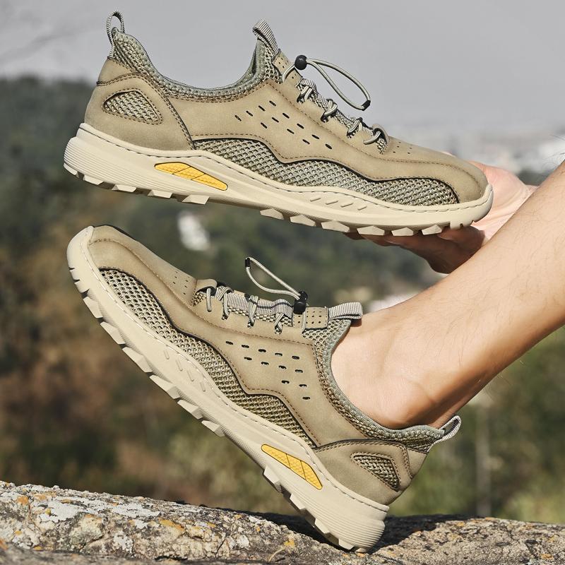 38-46 Summer Men's Large-size Breathable Outdoor Walking Casual Shoes Hiking Shoes Sneakers