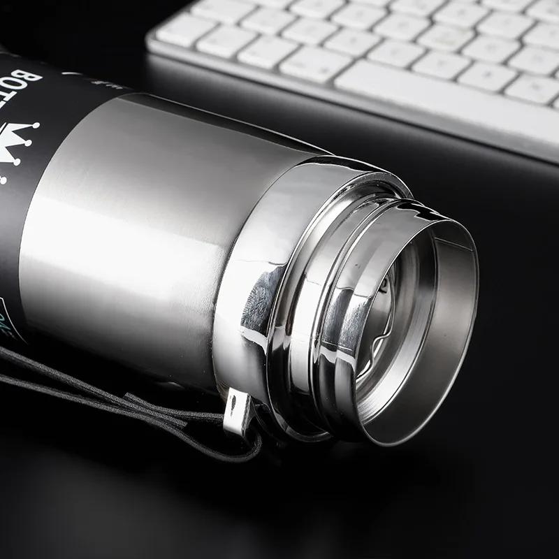 Thermos 1L Thermal Water Bottle Keep Cold and Hot Water Bottle for Water Tea Coffee Vacuum Flasks Stainless Steel Thermos Bottle