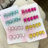 120Pcs/Box Colorful 3D Nail Art Rhinestones Flat Back DIY Nail Art  Manicure Accessory