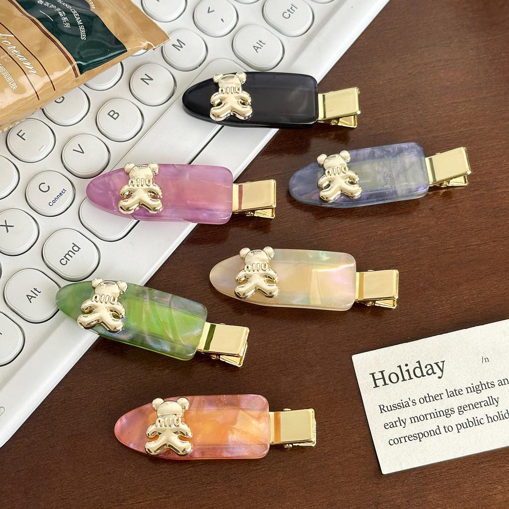 Highend Design Bear Hair Clips For Women In Vibrant Acetate Colors Perfect For Outfit Any