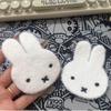 DIY Miffy Rabbit Plush Hair Clip Sticker - Sweet Girl Magic Hair Accessory