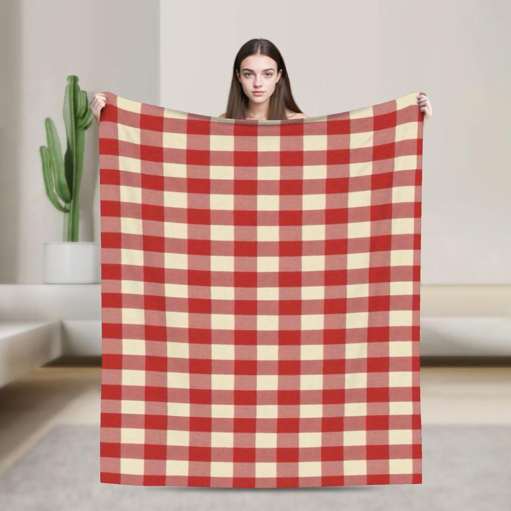 Plaid & Holiday Christmas  Blanket  Super Soft Plush Bedding Throws Girls Boys Couch Chair Sofa Bed Flannel Bedspread Bed Cover