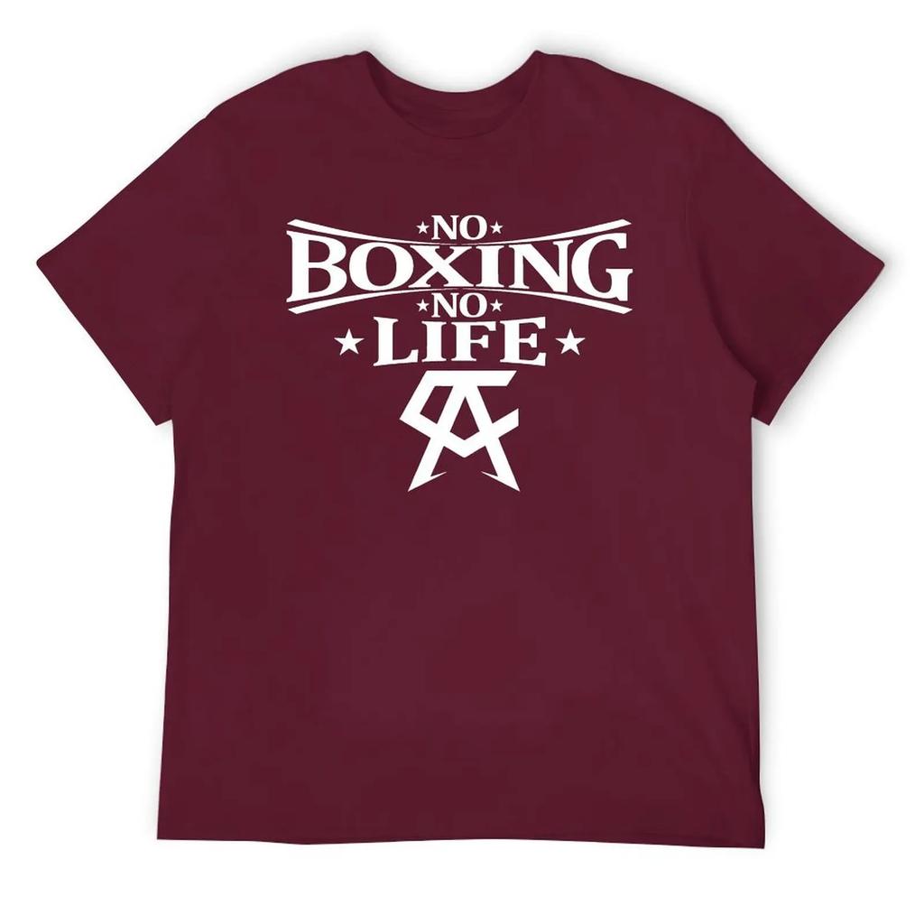 Canelos Alvarez No Boxing No Life Essential 4 Top Tee Graphic Vintage T-shirt Round Neck  Sports  Geek Fitness USA Size