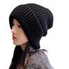 Winter wool hat women's versatile thick thread stacking hat autumn and winter warm thickened casual fashion knitted hat