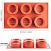 Round Cake Cake Mold Cake Decorating Moulds Silicone Mold Baking Tools for Cakes Mousse Soap Molds 3D Cake Tray Baking Pan