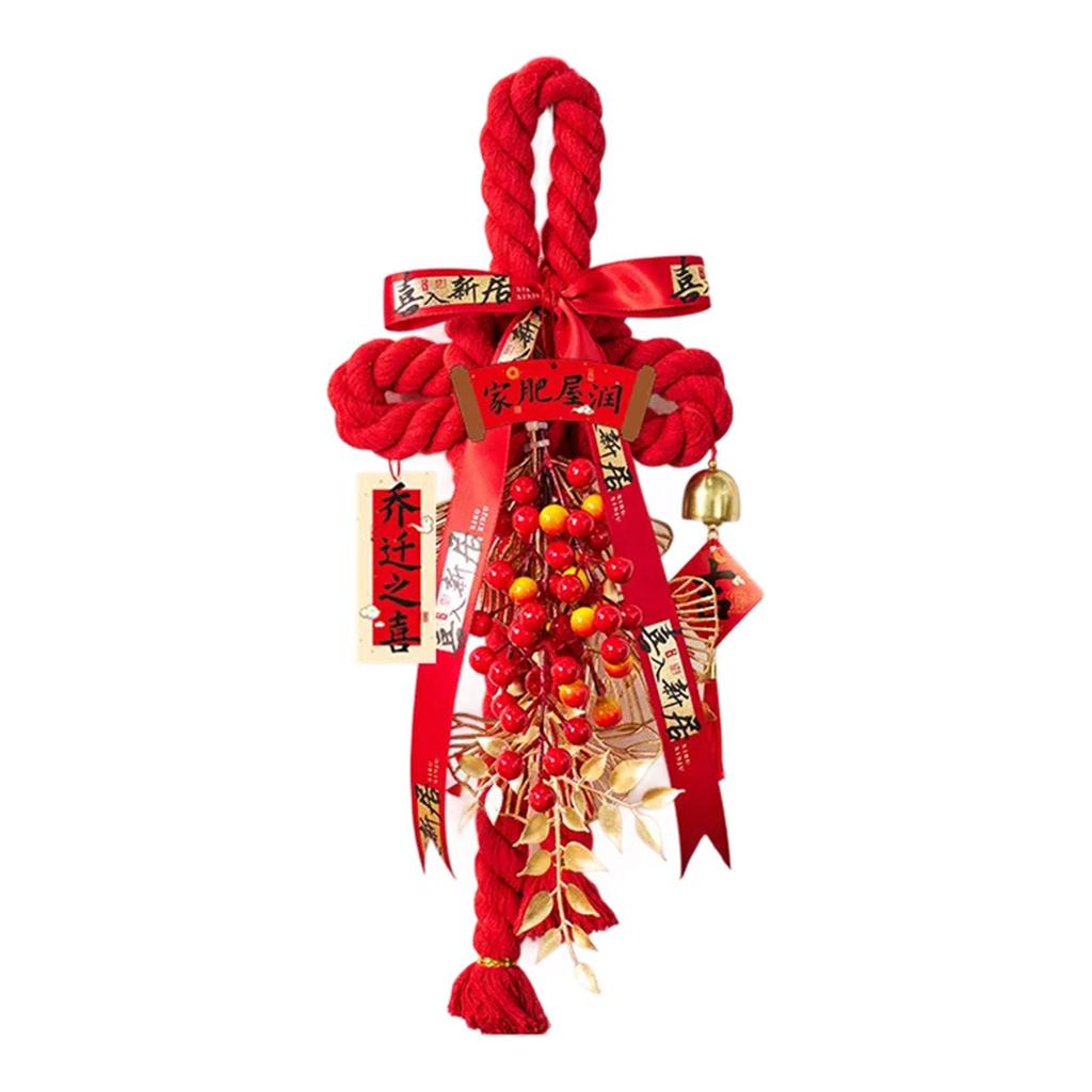 Chinese Knot Pendant Decorative Hanging Ornament, Lunar New Year Decorations, Spring Festival Decor for Holiday Ceiling Window