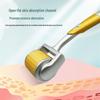 192-Needle Titanium Microneedle Facial Roller - Manual Massage Tool for Cross-Border Trade.