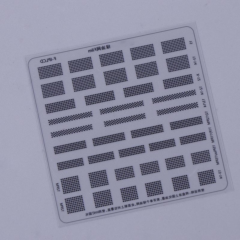 Screen Green Oil Film For Phone Series F-Iplcd Green Oil Bga Reballing Stencil Cpu Motherboard Repair Tool