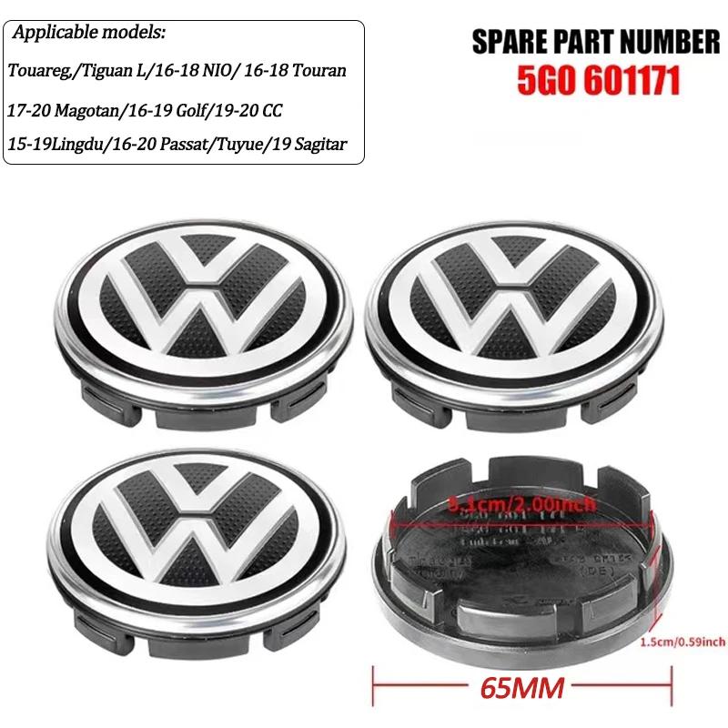 For VOLKSWAGEN VW 56/65mm VW Wheel Center Cap Hub Cover Badge Emblem Car Accessorie For Volkswagen VW Jetta Atlas Eos Caddy Beet