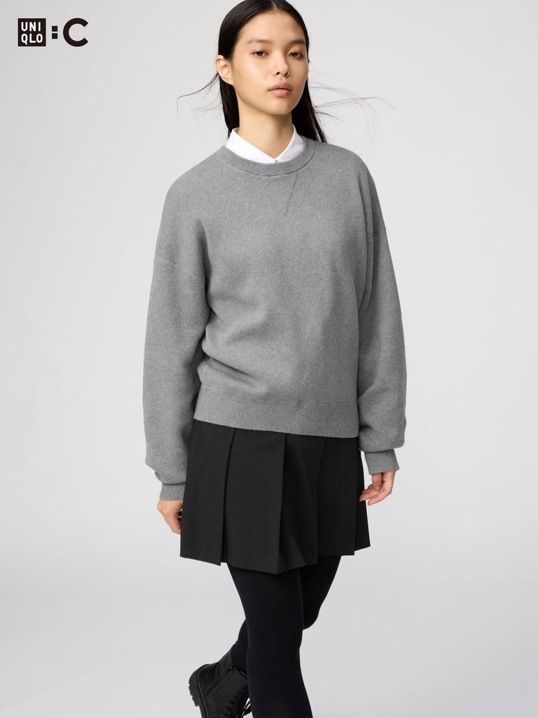 Uniqlo Smooth Cotton Crewneck Sweater