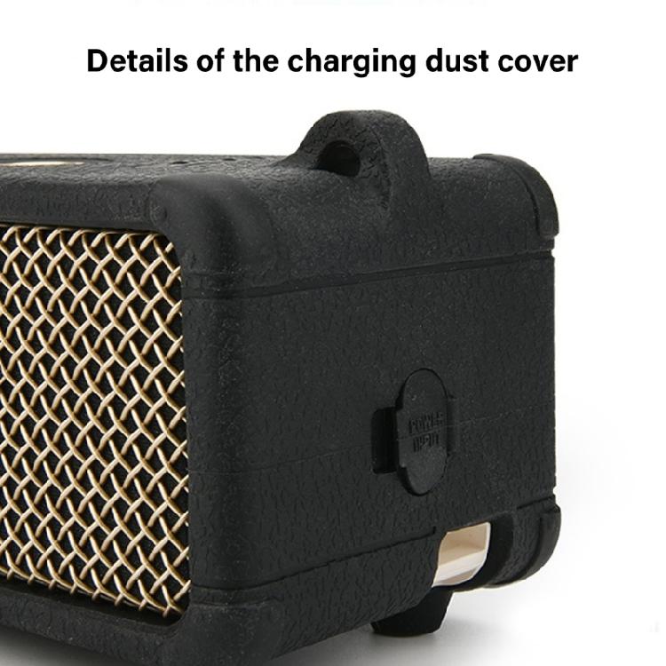 Travel Silicone Speaker Case With AntiSlip Rubber Base Adjustable Carry Strap Shockproof Protections for EmbertonIII