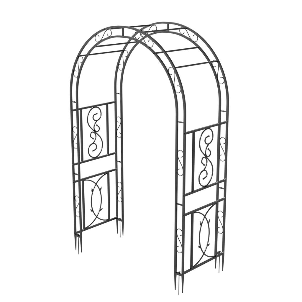 Buiten Metalen Boog voor Klimplanten Heavy Duty Bruiloft Arch Achtergrond Stand