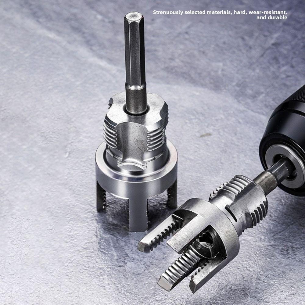 4/6 Points PVC Pipe Threader Kit Internal/External Thread Fast PPR Water Pipe Opener Tap Pipe Threader Waterpipe Tapping Tool