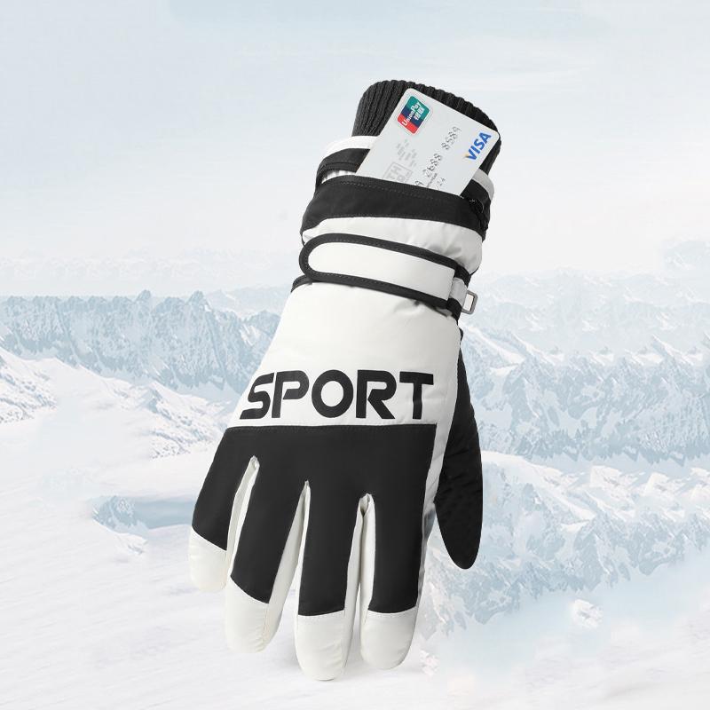 

New Winter Ski Non-Slip Touch Screen Gloves Waterproof Warm Ski Snowboard Accessories Unisex Warmth In Cold Weather