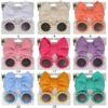 2Pcs Kids Sunglasses Headband Set Baby Unglasses Elastic Nylon Headband Bohemia Beach Seaside Sun Glasses Kids Bow Headwear