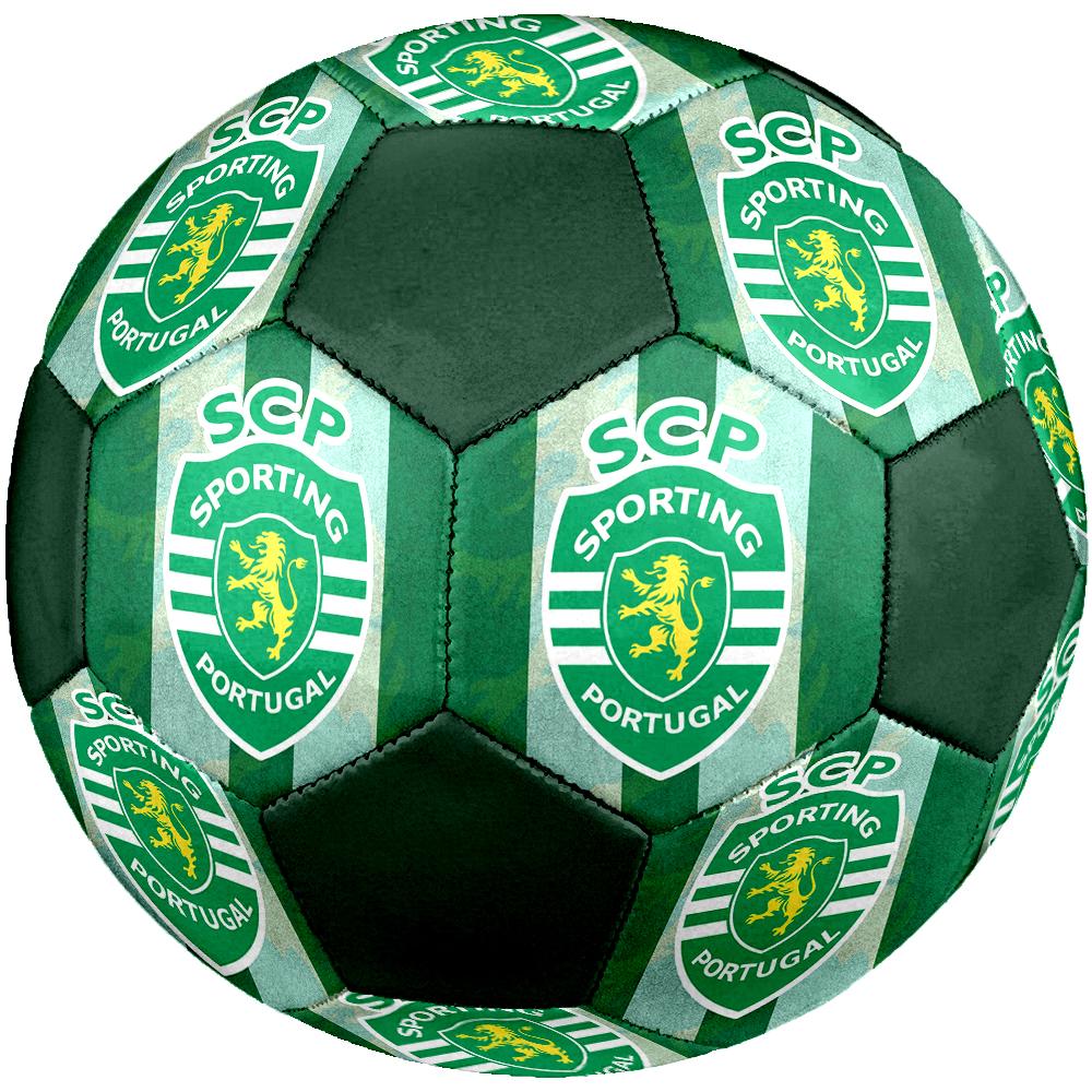 Sporting Fc Soccer Ball, Colorful, Suitable for All Ages, Machine-stitched, PVC Material, Competition Grade, Durable and High Bounce