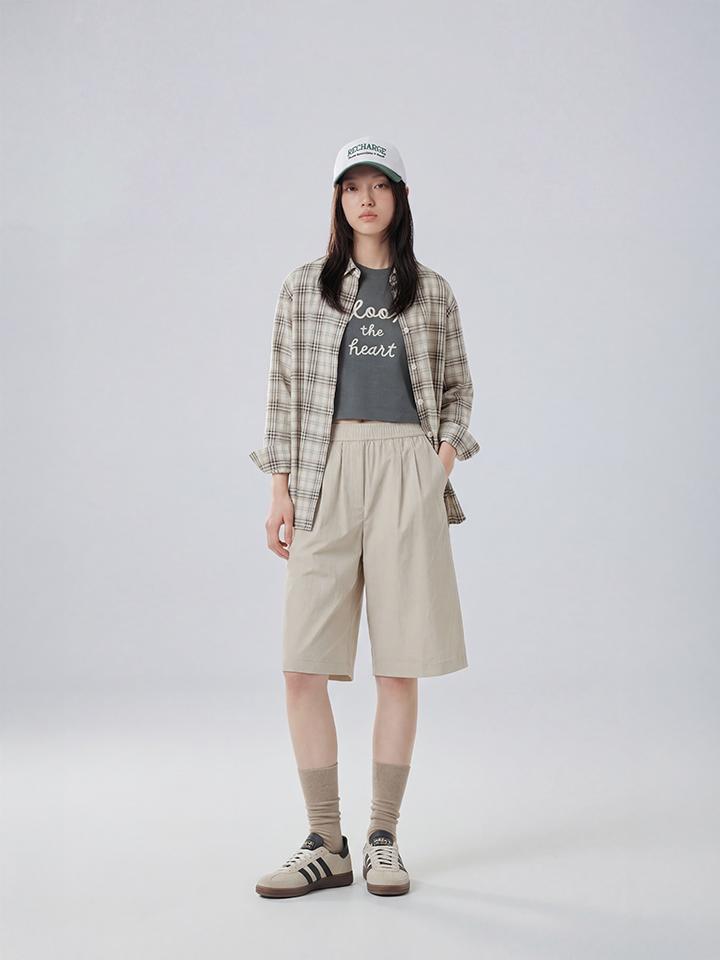 Polhaem Women'S Full-Band Bermuda Shorts_Phg2Ph2040