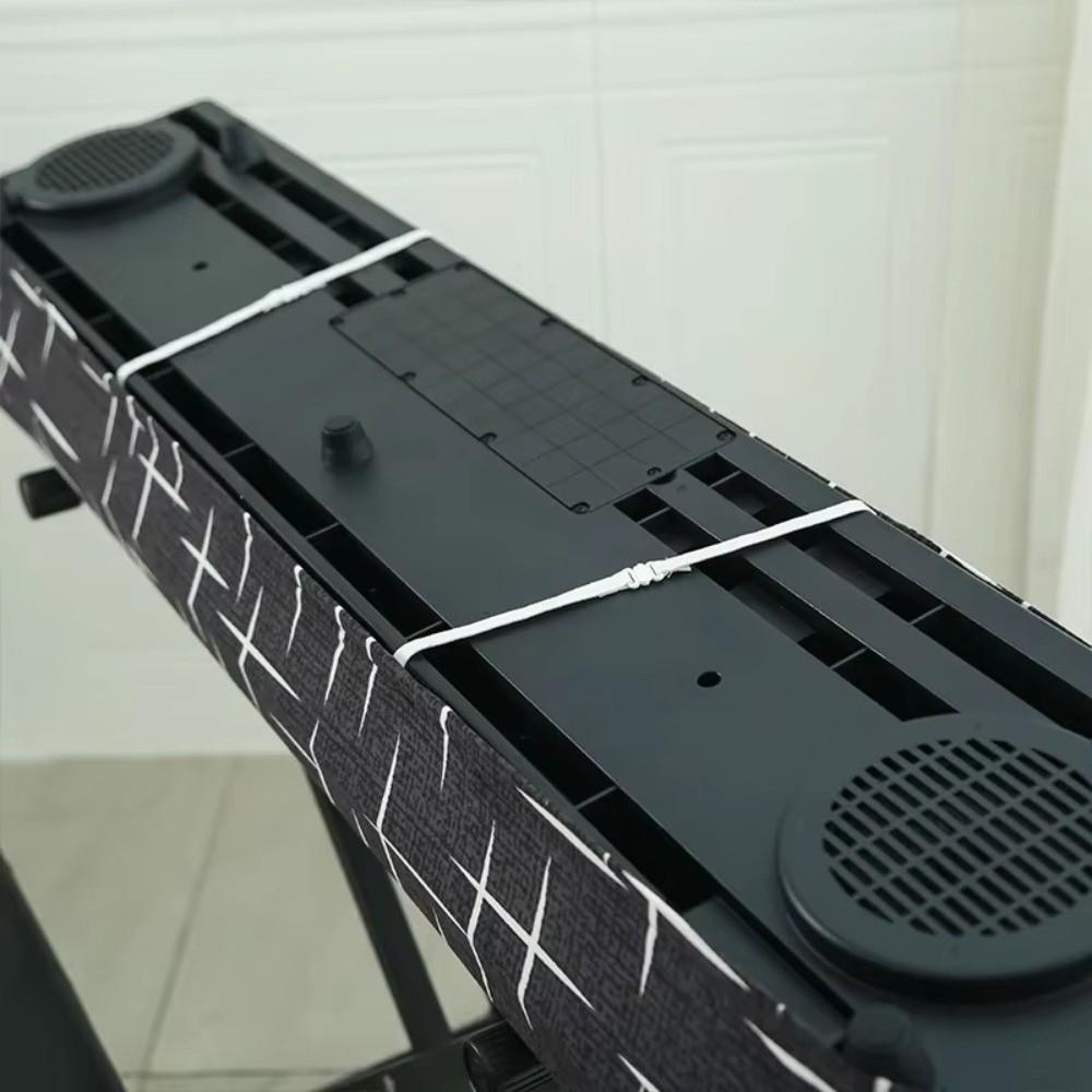 Elastic Electronic Piano Cover Foldable Household Piano Keyboard Dust Cover Non-Scratch Protection 2 Sizes Piano Dustproof Case