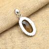 Smoky Topaz Gemstone Handmade 925 Solid Sterling Silver Jewelry Pendant For Wedding Gift