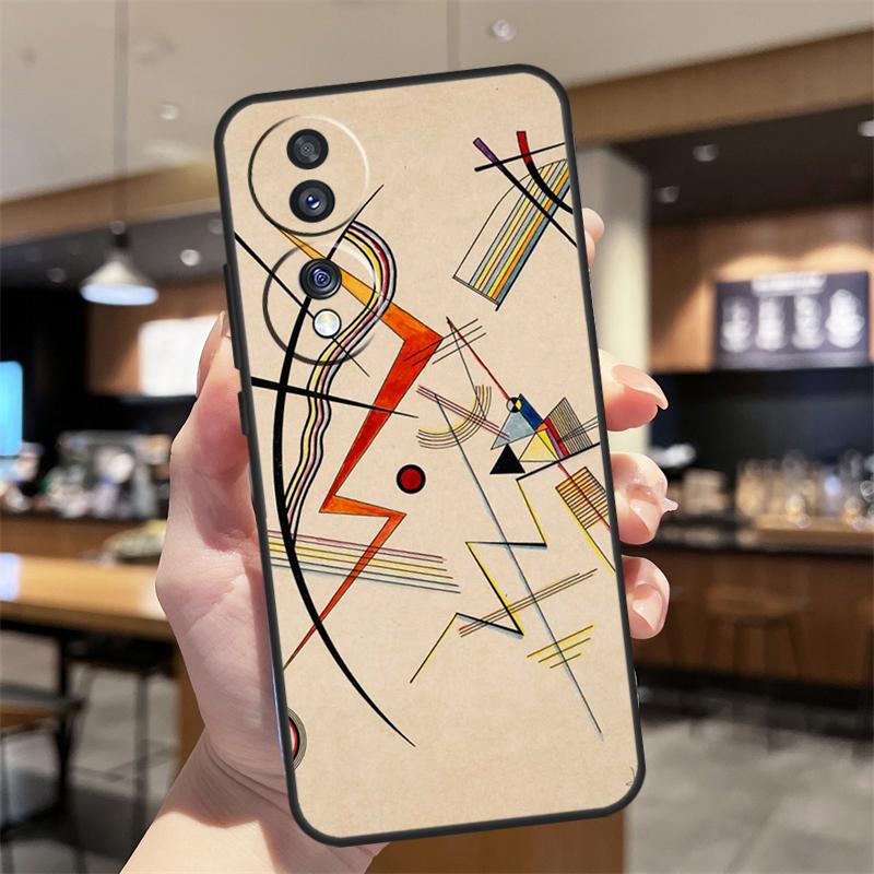 Wassily Kandinsky Abstract Case For Honor Magic 5 6 7 8 Pro Honor 200 400 50 70 90 Lite X8b X8c X9b X9c X9d Win RT Cover
