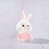 Cartoon Cute Card Small Rabbit Bear Piglet Kitten Animal Small Decoration Micro Landscape Desktop Car Decoration