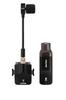 NUX Wireless Saxophone System, 2.4GHz, 20m Transmission, Auto-Pairing, 3 Switchable EQs for Soprano, Alto, and Tenor Saxophones, USB Type-C