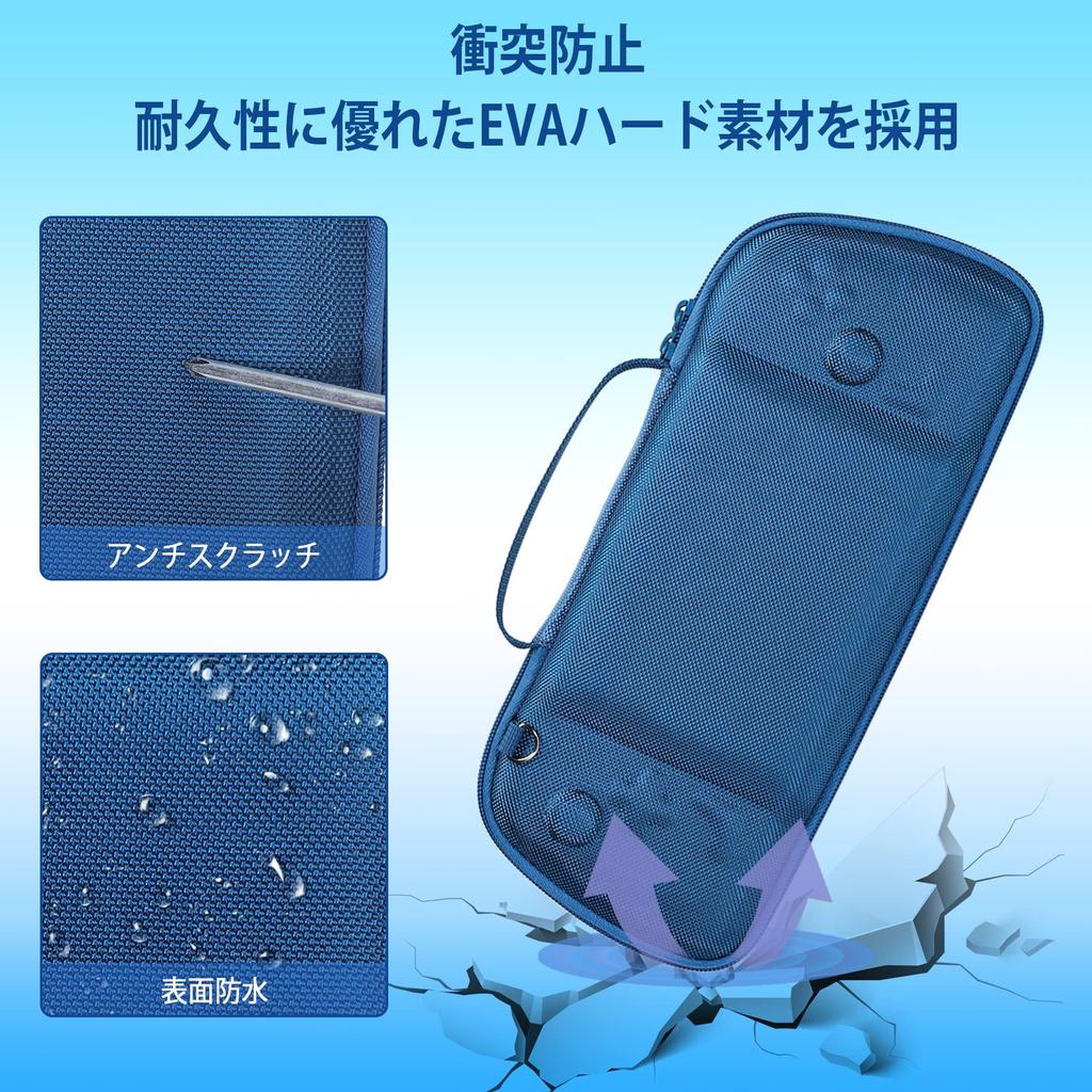 Armazenamento dedicado Compatível Hori Grip Controller para Nintendo Switch Split Pad Azul [Aenllosi case] Pro/Compact (Somente caso)