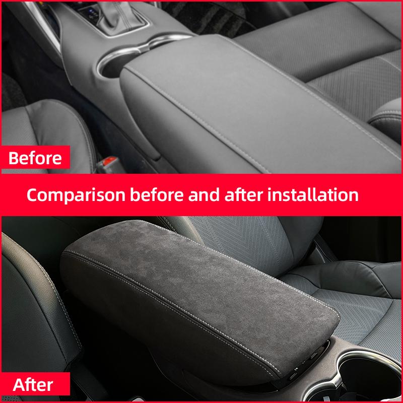 Per Toyota HARRIER Accessori VENZA 2021 2022 2023 Accessori Interni Auto Scatola Bracciolo Centrale Pad Protettivo in Pelle