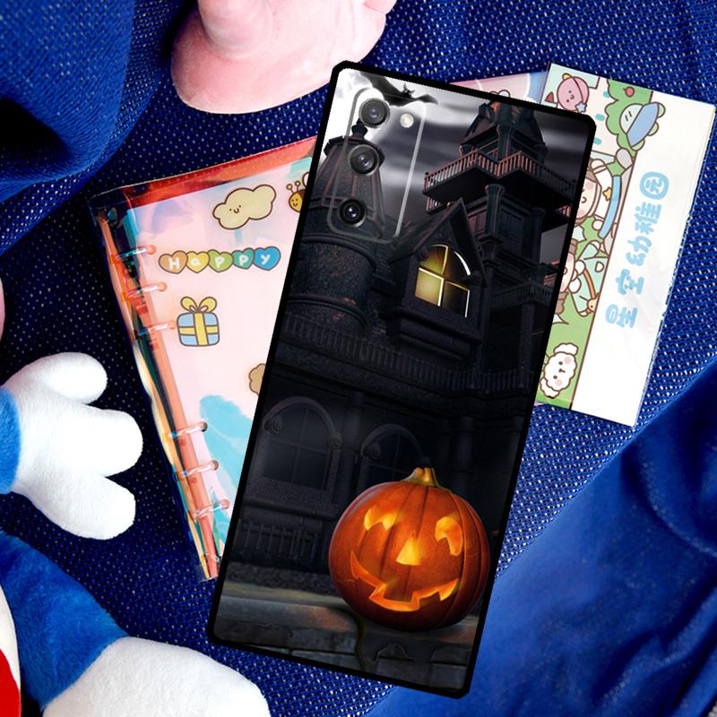 Halloween Pumpkin Case For Samsung Galaxy S26 Ultra S24 S23 S22 S21 S25 Ultra S10 S20 Plus S25 FE Cover Funda