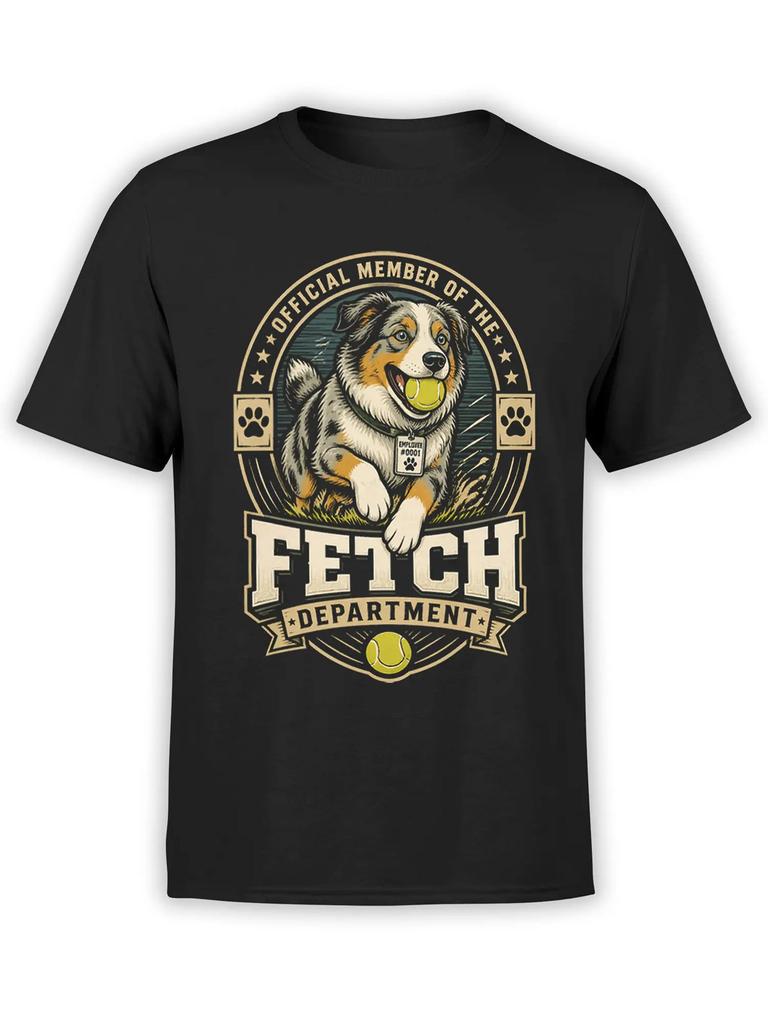 Fetch Departunisext Dog Tshirt Unisex