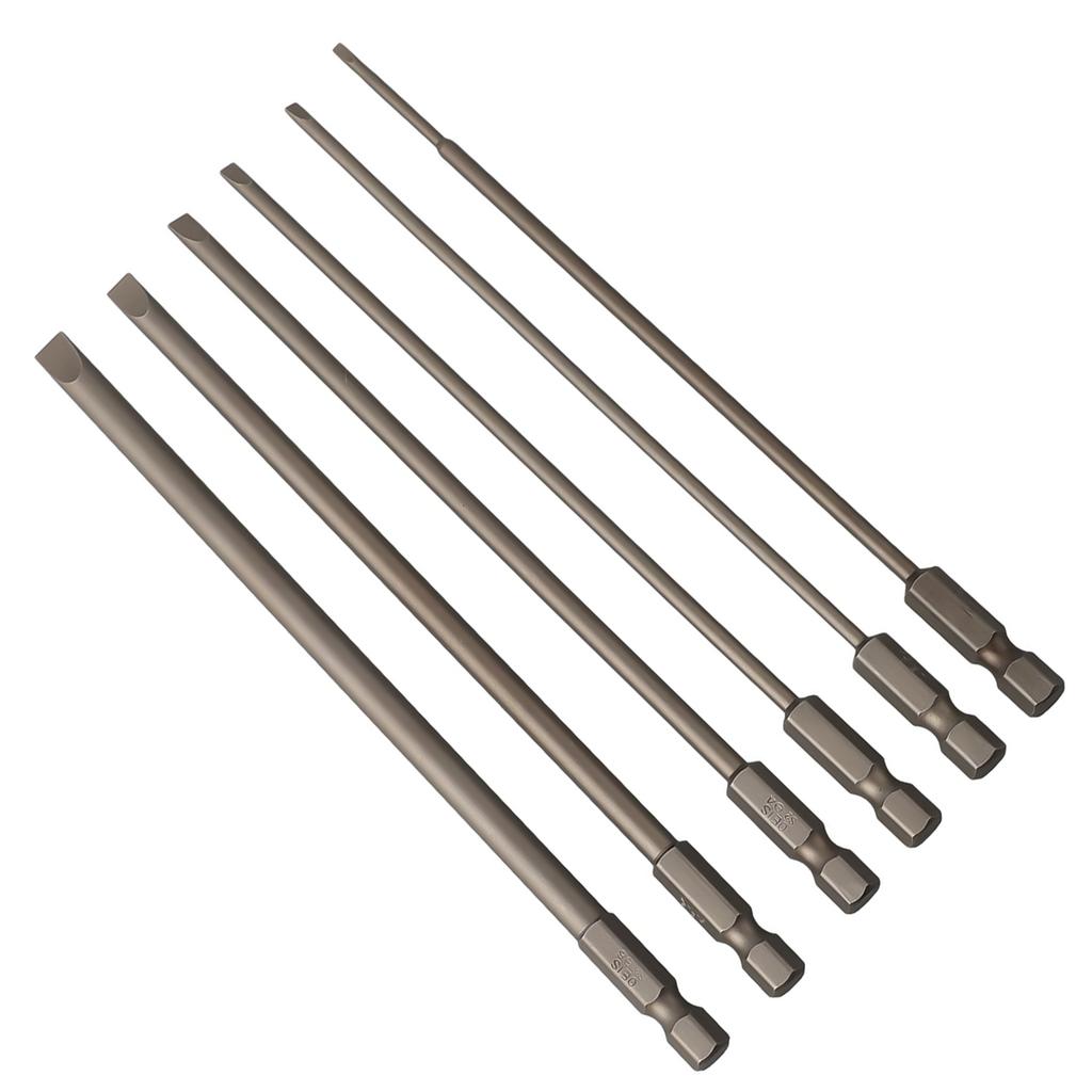 Alloy Steel Hand Drill SL SL Slotted Screwdriver Bits Set
