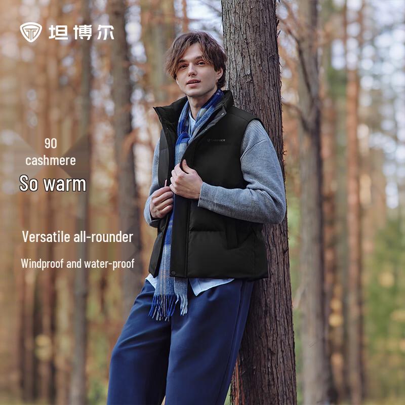 

Мужской пуховый жилет с воротником-стойкой Tamboer XL