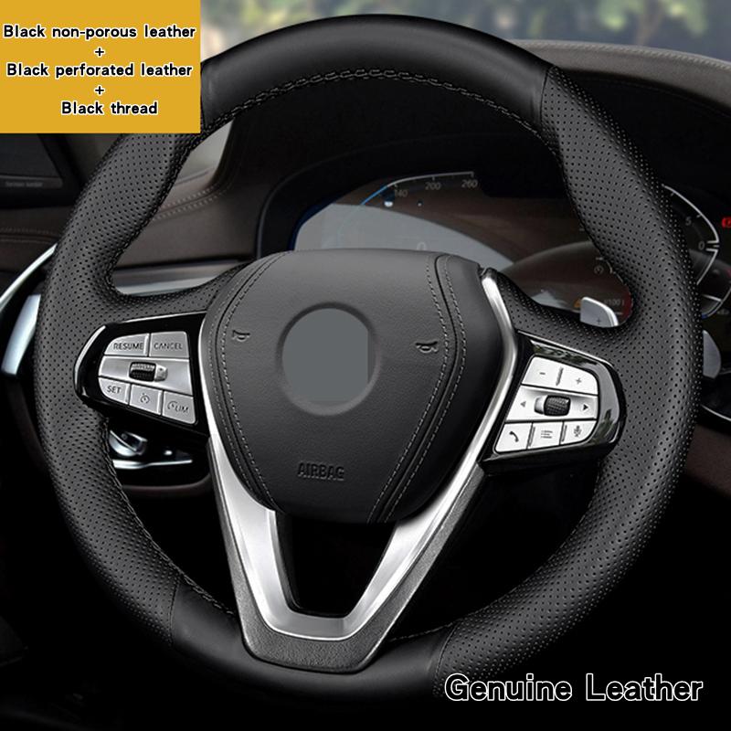 Custom Car Steering Wheel Braid Cover 100% Fit For BMW G20 G21 F40 F44 G22 G23 G26 G30 G31 G32 G11 G12 X3 X4 Car Accessories