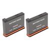 2pcs Camera Replacement Battery 1800mAh 3.85V 6.9Wh Lithium Ion Battery for Insta 360 X3 Camera