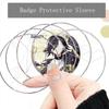 5Pcs Badge Protector Badge Display Sleeve Transparent Badge Protective Sleeve  Storage Case