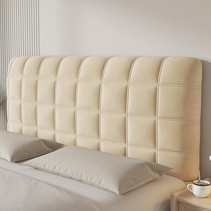 

1 шт. 3D Плед 180 см Чехол на изголовье Универсальные Чехлы на спинку кровати Всесторонний Чехол на изголовье Супермягкий Пылезащитный чехол на изголовье Стеганый 180cm хаки