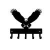 Eagle Bird Key Rack Hanger - Small 6 Inch Wide Hanger In The Hallway Decoration For Home