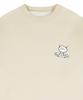 GRAVER [Unisex] Cloud Board Smile Sweatshirt_Cream