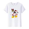 Summer Short Sleeve T-shirt Unisex Cartoon Tshirt Tops Oversized Tee Mickey Mouse Graphic Clothes