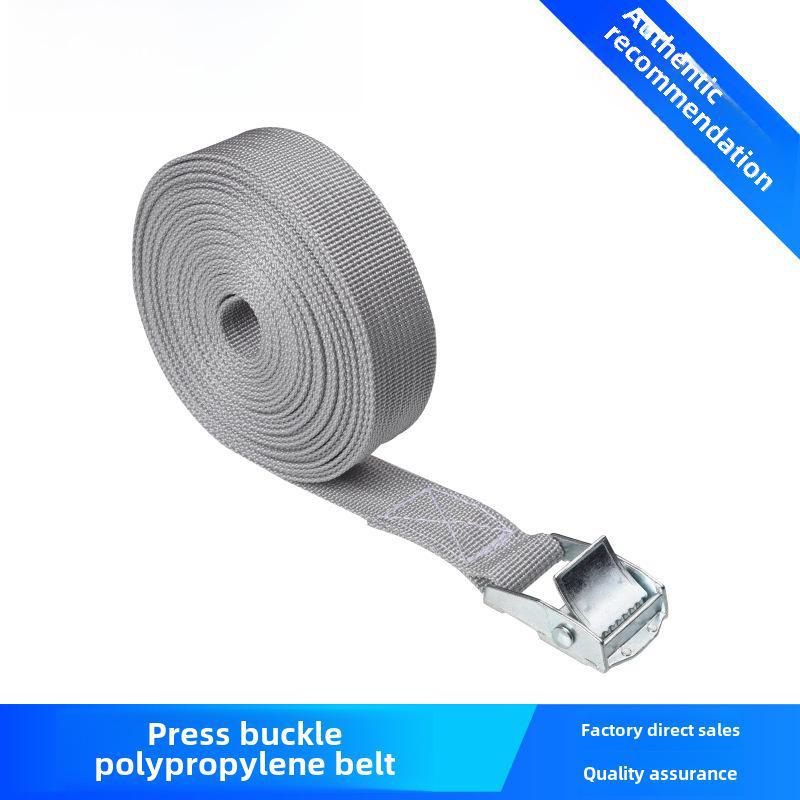 Black Zinc Alloy Buckle Strap for Cargo Luggage with Polypropylene Tightening Wire
